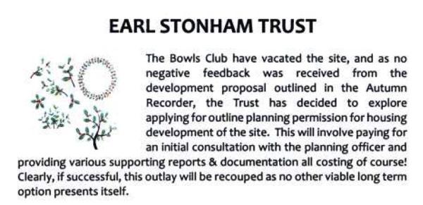Bowls Club Statement